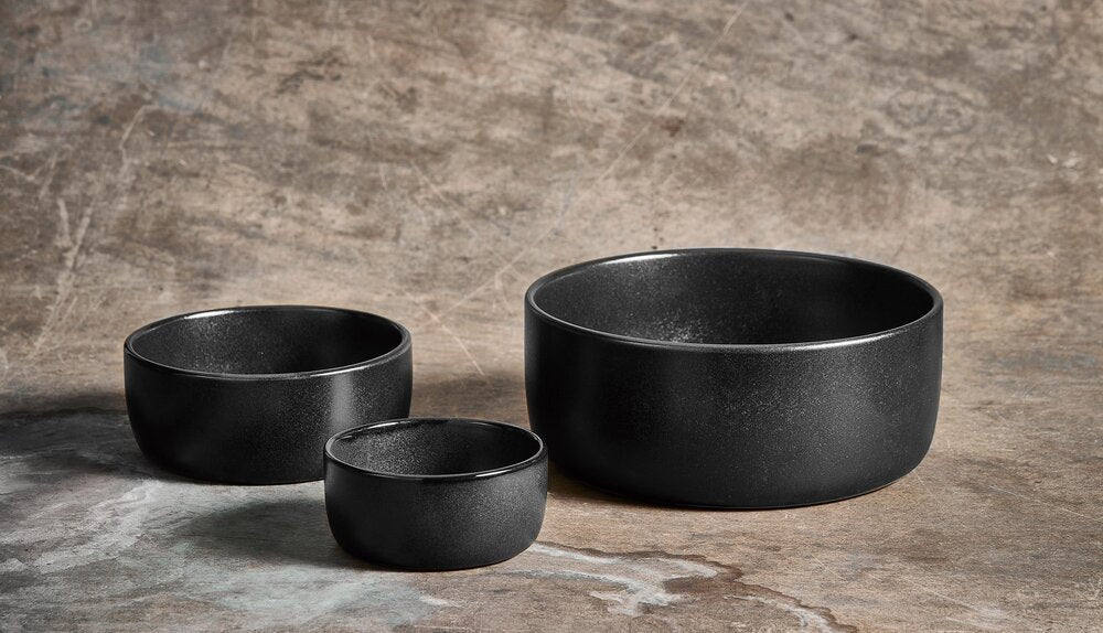 Skål, Titanium Black - Ø19,5 cm.